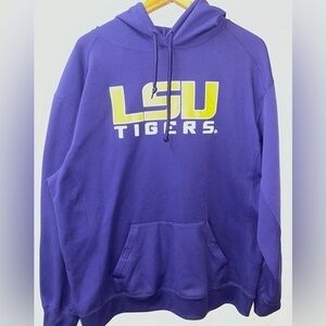 LSU Tigers Purple Hoodie Size Large